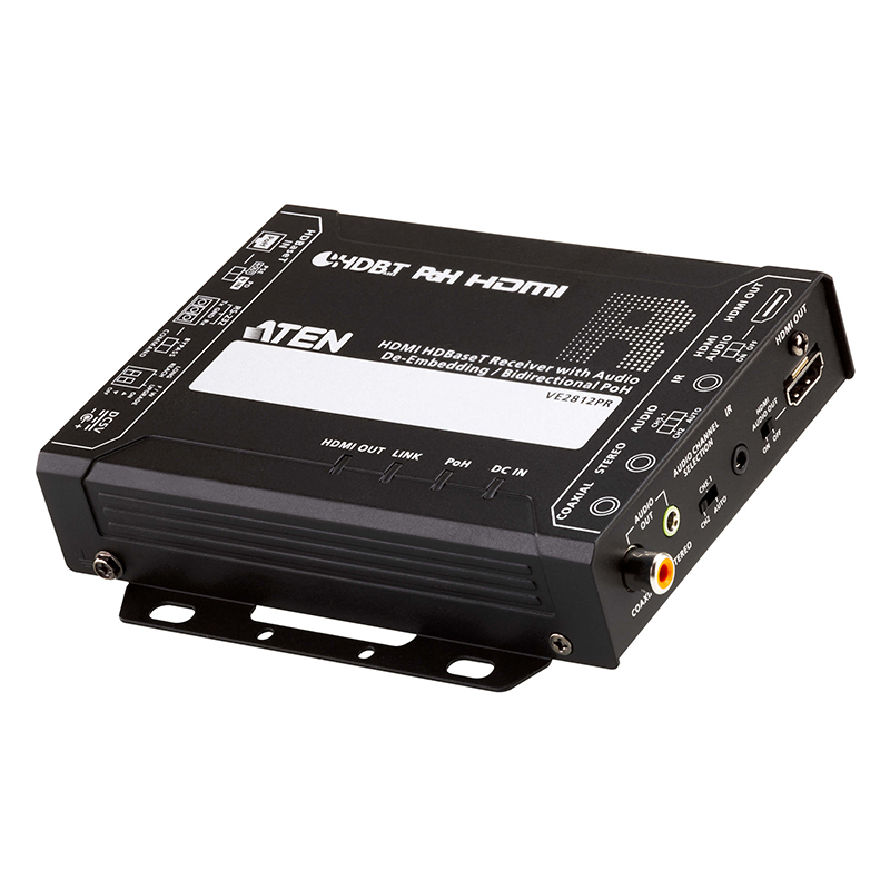 ATEN - VE2812PR - Récepteur HDMI HDBaseT avec extraction audio / PoH