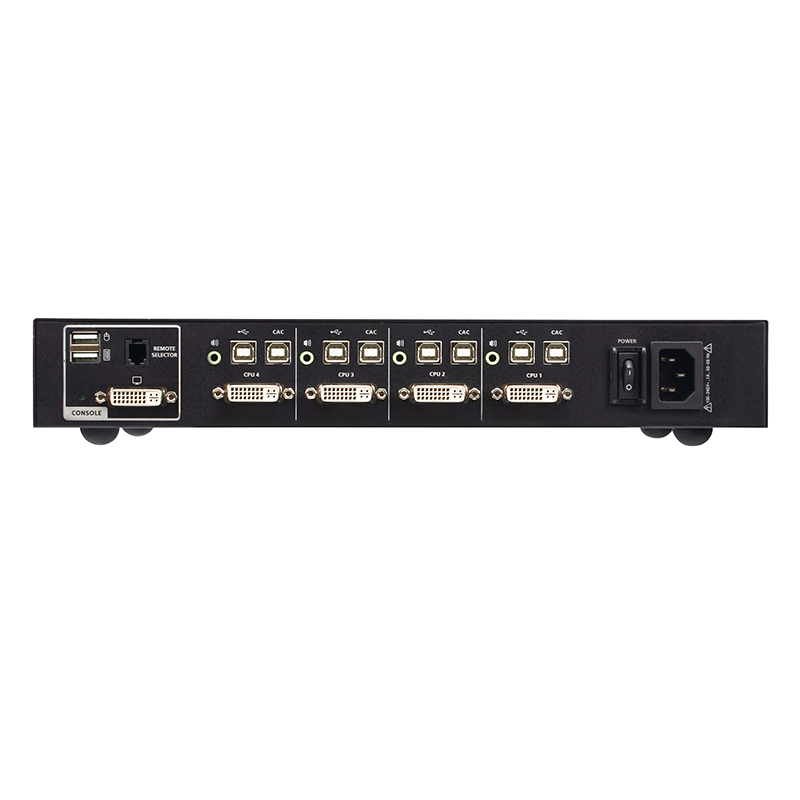 ATEN - CS1184D4C - Commutateur KVM sécurisé DVI à 4 ports USB avec CA