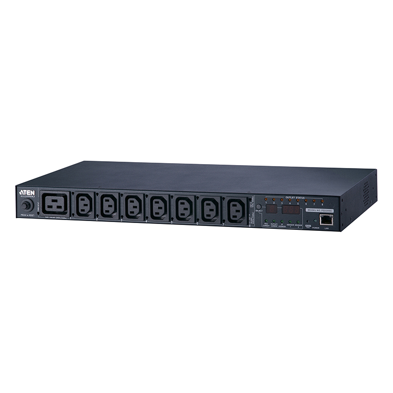 ATEN - PE8208G - PDU mesuré & commuté par sortie 7xC13 1xC19 - 1U