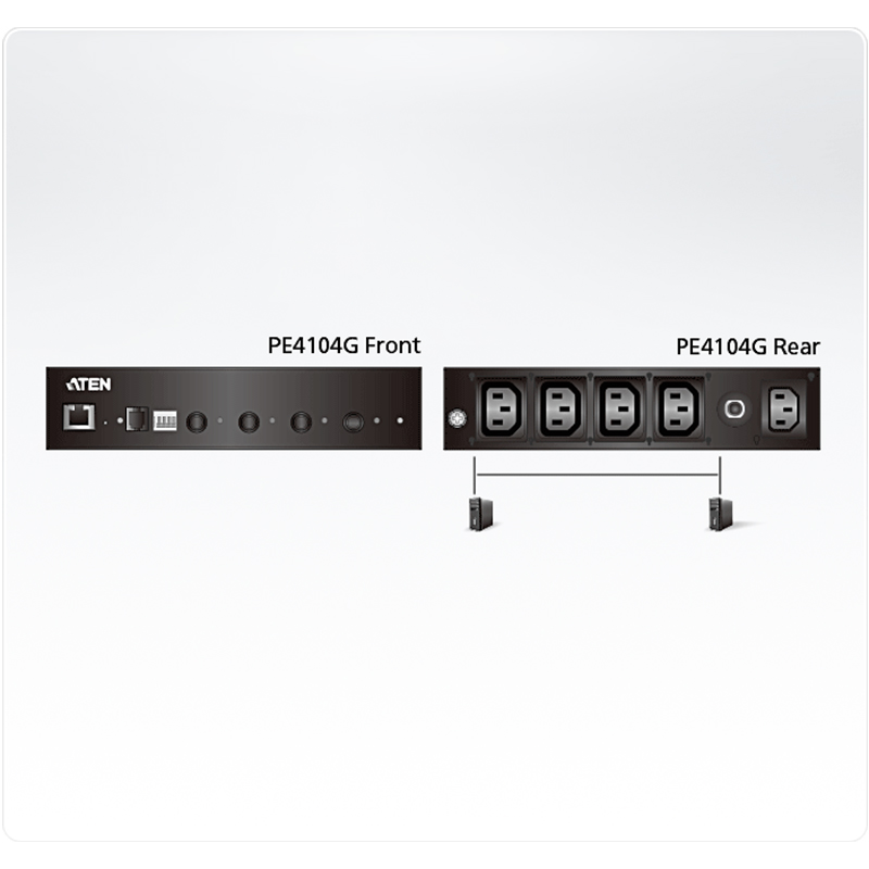 ATEN - PE4104G - Boîtier de contrôle IP à 4 prises NPR