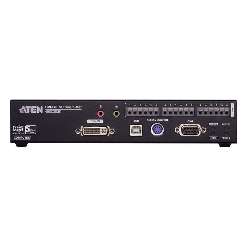 ATEN - RCMDVI00BT -P- Transmetteur KVM sur IP à 1 écran DVI-I