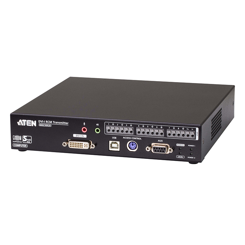 ATEN - RCMDVI00BT -P- Transmetteur KVM sur IP à 1 écran DVI-I