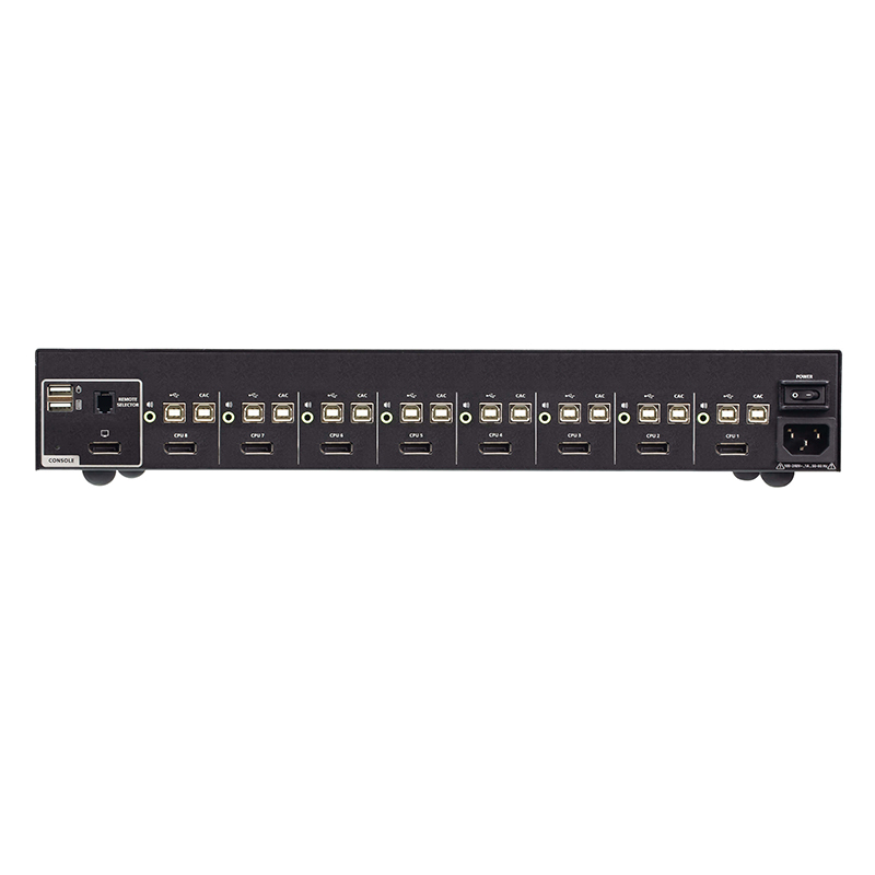 ATEN - CS1188DP4C - Commutateur KVM sécurisé DP 8ports USB avec CAC