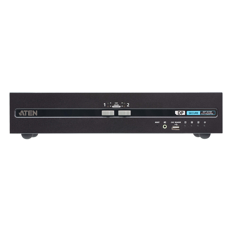 ATEN - CS1142DP4C - Commutateur KVM sécurisé DP à 2ports USB avec CAC