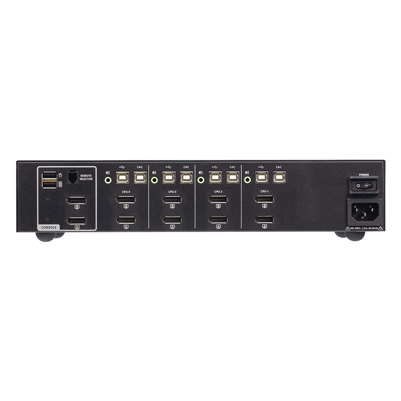 ATEN - CS1144DP4 - Commutateur KVM sécurisé DP à 4ports USB avec CAC