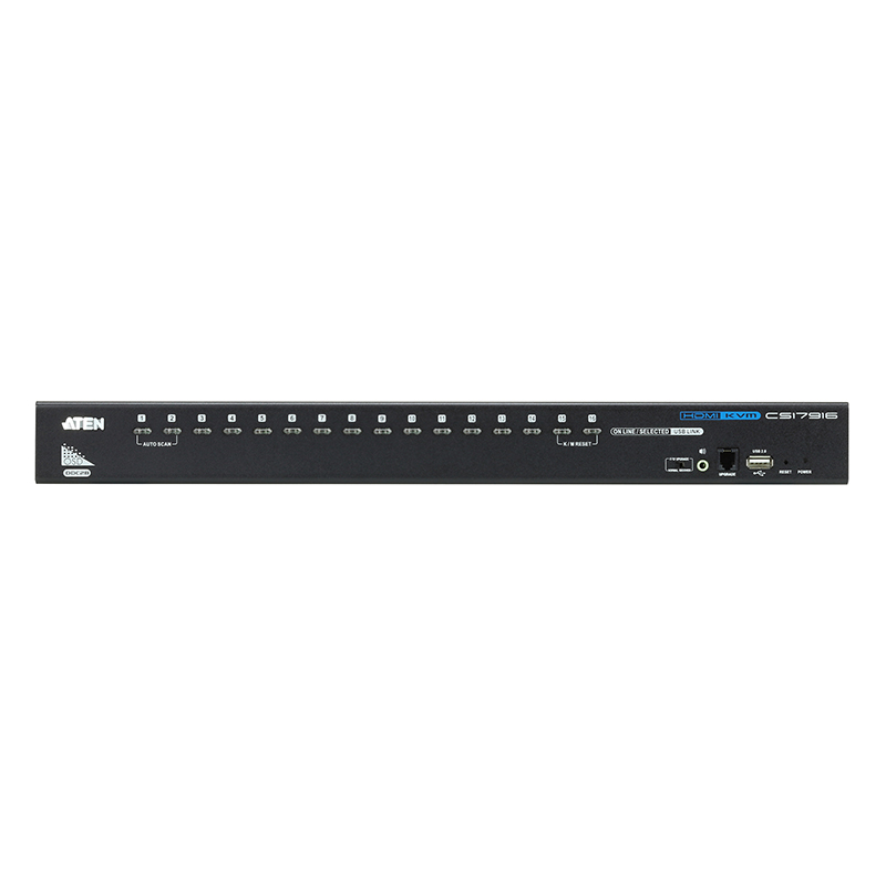 ATEN - CS17916 - Commutateur KVM HDMI/audio USB 16 ports
