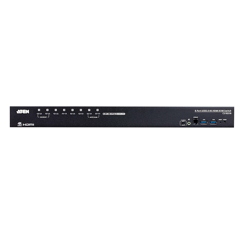 ATEN - CS18208 - Commutateur KVM USB 3.0 4K HDMI à 8 ports