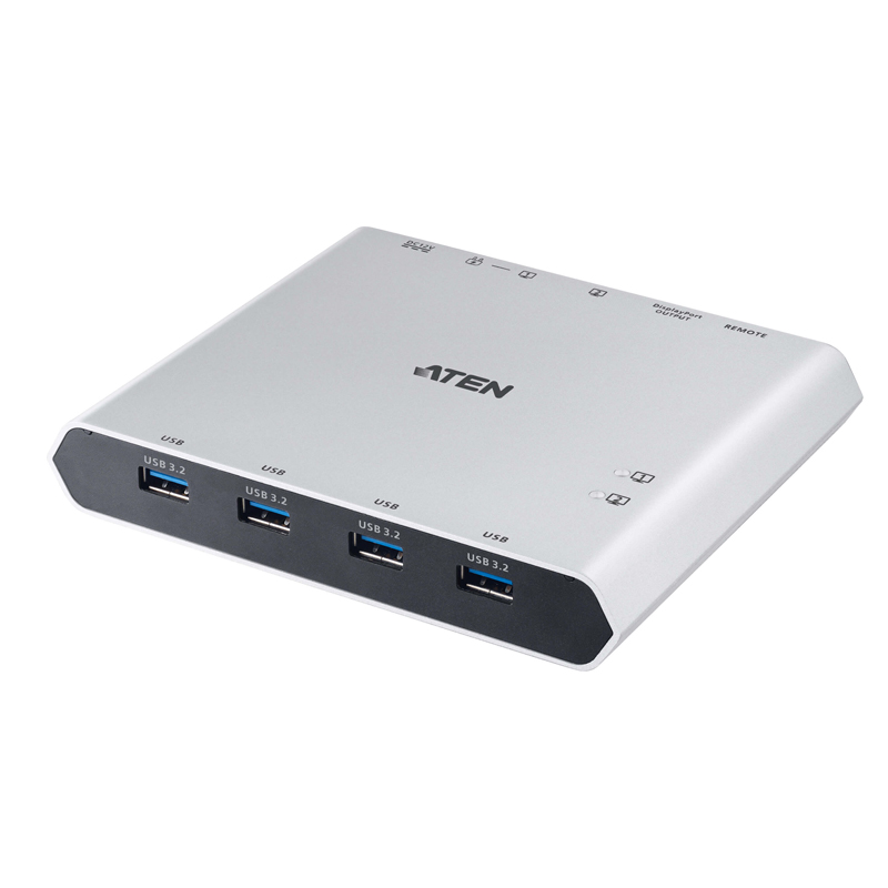ATEN - US3311-AT - Commutateur KVM à 2 ports 4K DisplayPort USB-C NPR