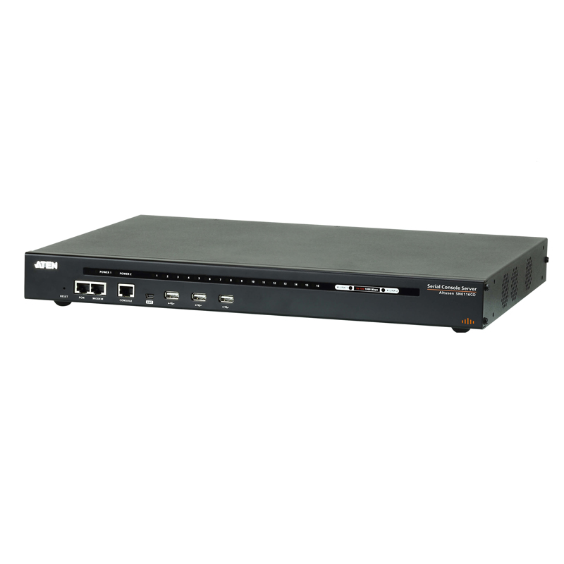 ATEN - SN0116CO-AXA-G-P Serveur de console série 16 ports avec prise