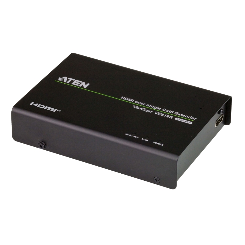 ATEN - VE812R-AT-G - Récepteur HDBaseT HDMI 4K@100m HDBaseT Classe A