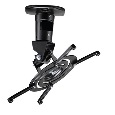 Support plafond pour Vidéoprojecteur Noir 22cm +/-25° - 13Kg max -EOL