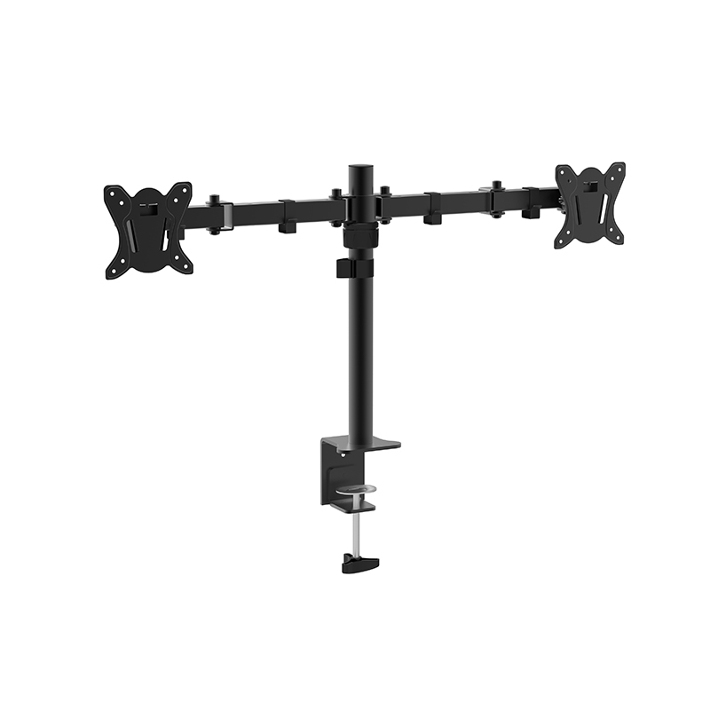 Support écran double bras 13-27" - 2x8Kg max - VESA 100/135 NPR