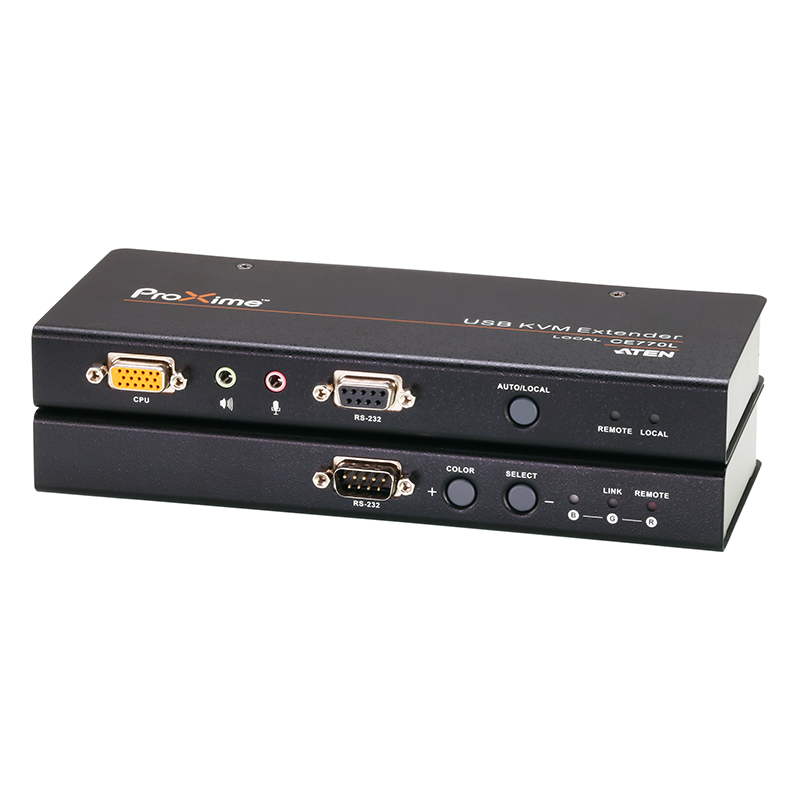 ATEN - CE770 - KIT extendeur KVM USB/VGA/AUDIO Cat5 @300m