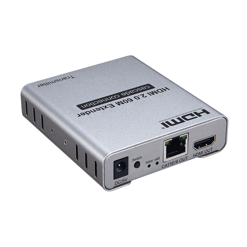 Extendeur HDMI 2.0 4K 1080p + déport IR - monitoring - 60m (Cat6)