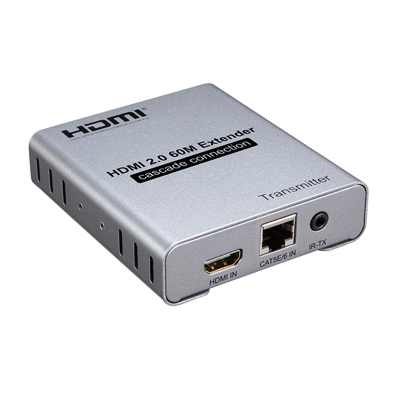 Extendeur HDMI 2.0 4K 1080p + déport IR - monitoring - 60m (Cat6) EOL