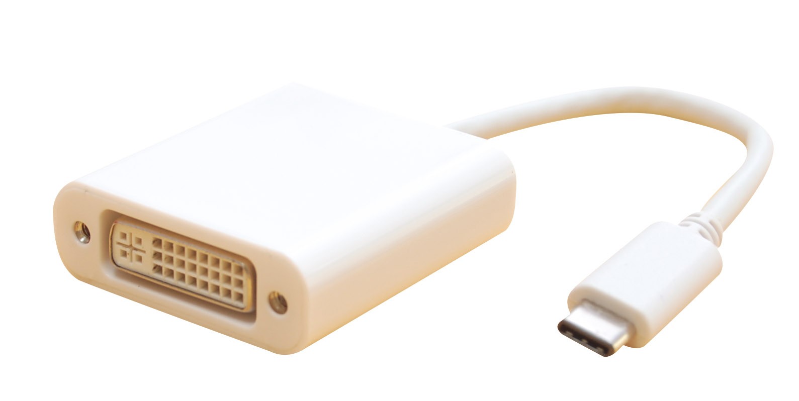 Adaptateur USB3.1 type C mâle vers DVI-I Femelle 4K@30Hz - 0.2m - NPR