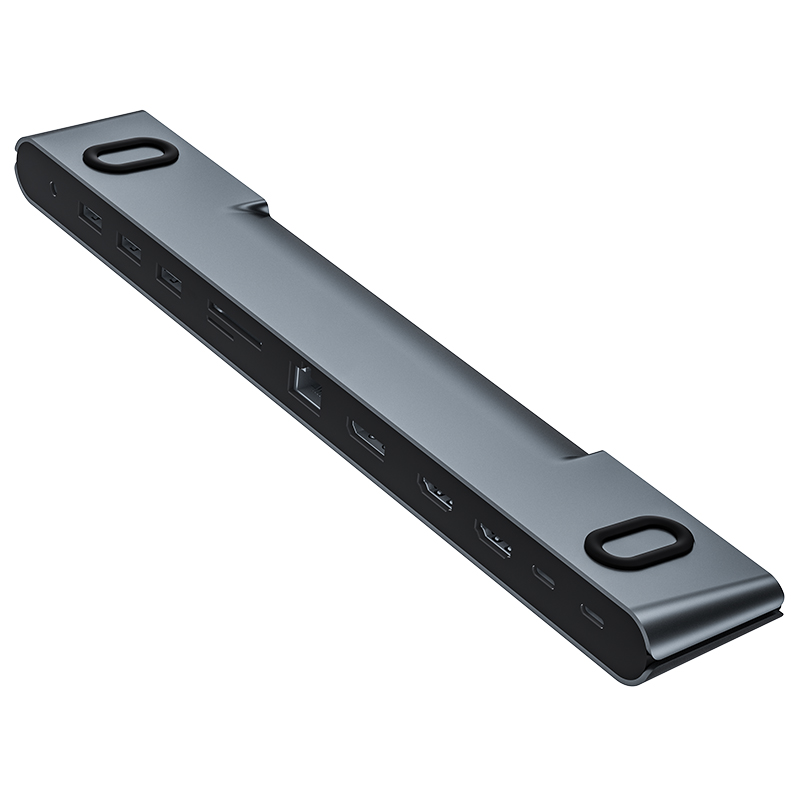 Adaptateur USB-C SD/TF/3xUSB3.0/2xUSB-C(PD)/audio/DP/2xHDMI/RJ45 EOL