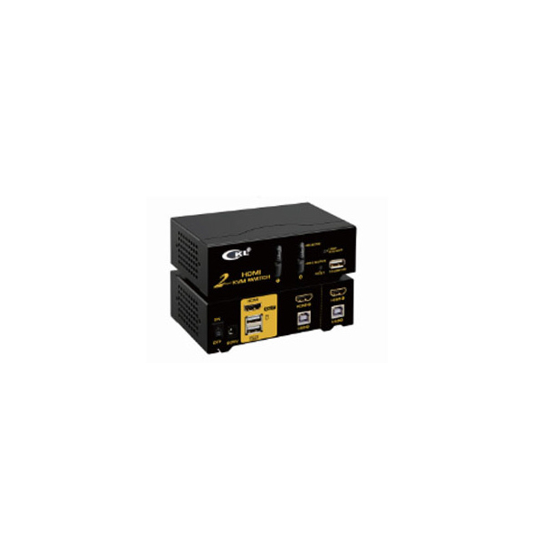 KVM 2 ports HDMI /USB 1080p - Livré avec cordons 1.5m