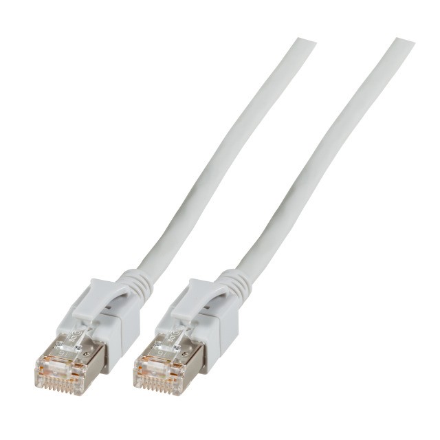 Cordon RJ45 CAT6A S/FTP à repérage lumineux Gris - 2m - NPR