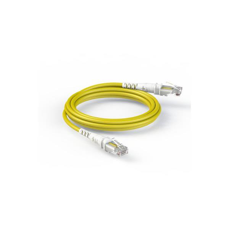 Cordon ThePATCHCORD RJ45 Cat 6a U/UTP - Jaune - 2.1m