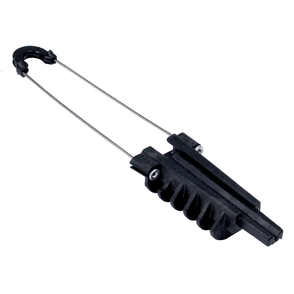 Pince d'ancrage pour réseaux câbles à porteur fig.8, câbles ronds