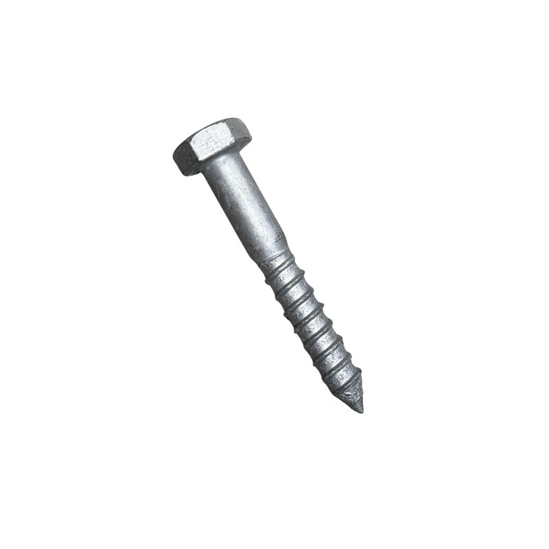 Vis à bois tirefond 12X80 tête hexagonale