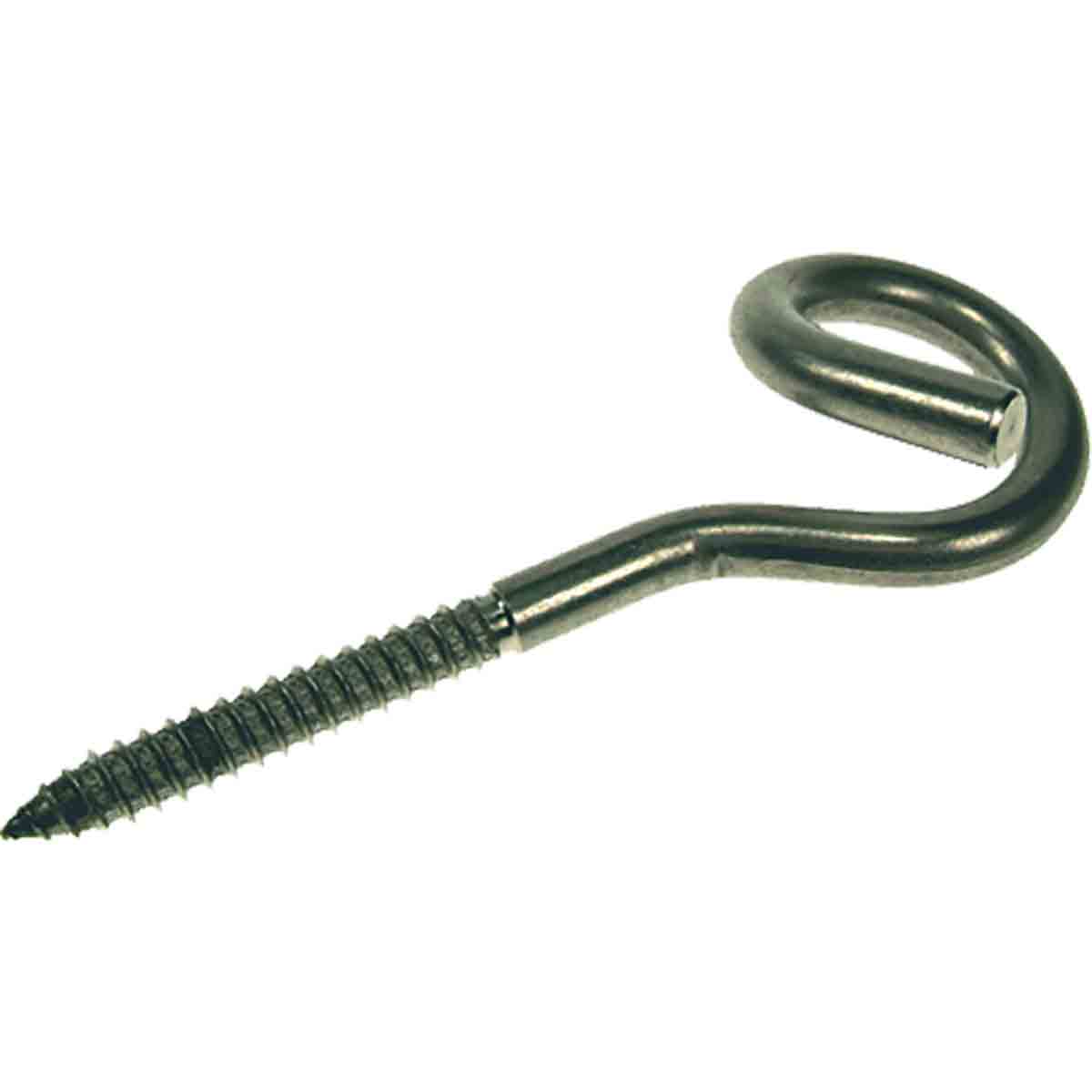 DWS8 : Piton d'accrochage bois Ø8mm inox