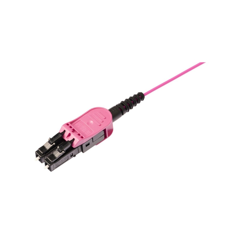 R&M - LCQR Uniboot PC OM4 fushia Bm, A-B, 2.1mm, 3m EOL