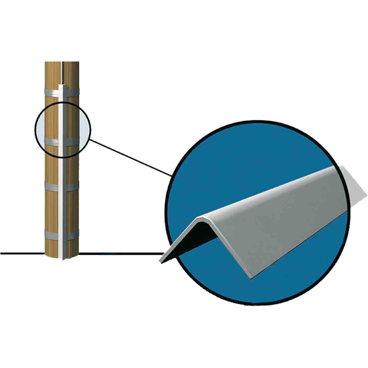 GPT 30 : Gaine protection grise Ø30mm Lg 260cm