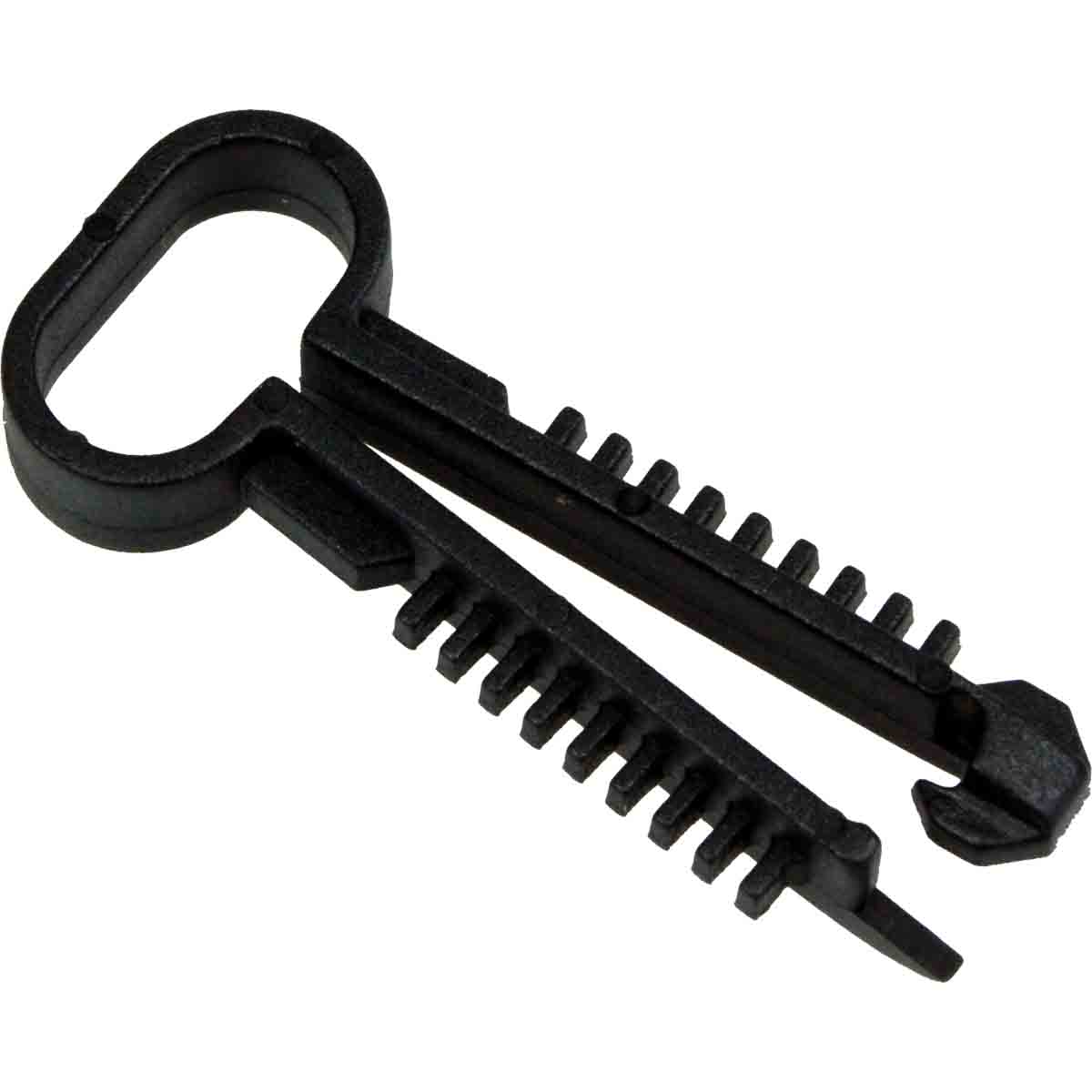 Pontet cheville ovale noir TED - Ø13x7mm /Qté 200