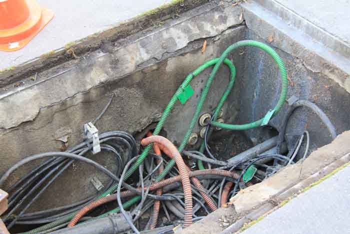 Gaine fendue TED Ø18mm verte _Rl 30m