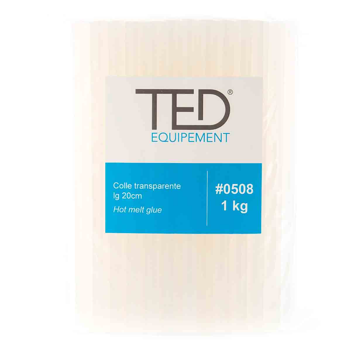 Colle transparente en bâtons TED - Ø12mm lg 20cm_Sachet 1Kg