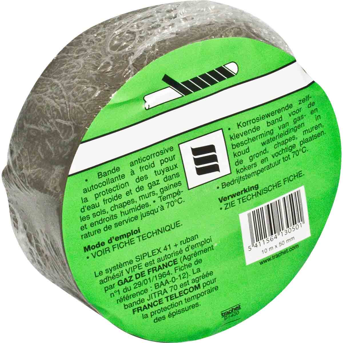 Bande grasse verte anticorrosion Lg 100mm