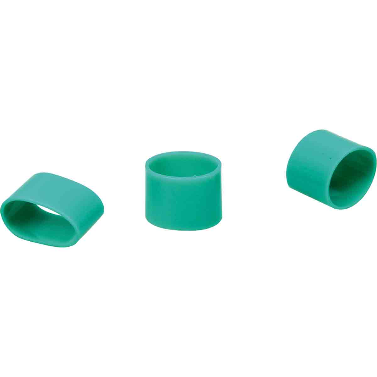 Bague PLIO Markers Ø12mm Lg 10mm vert /Qté 100