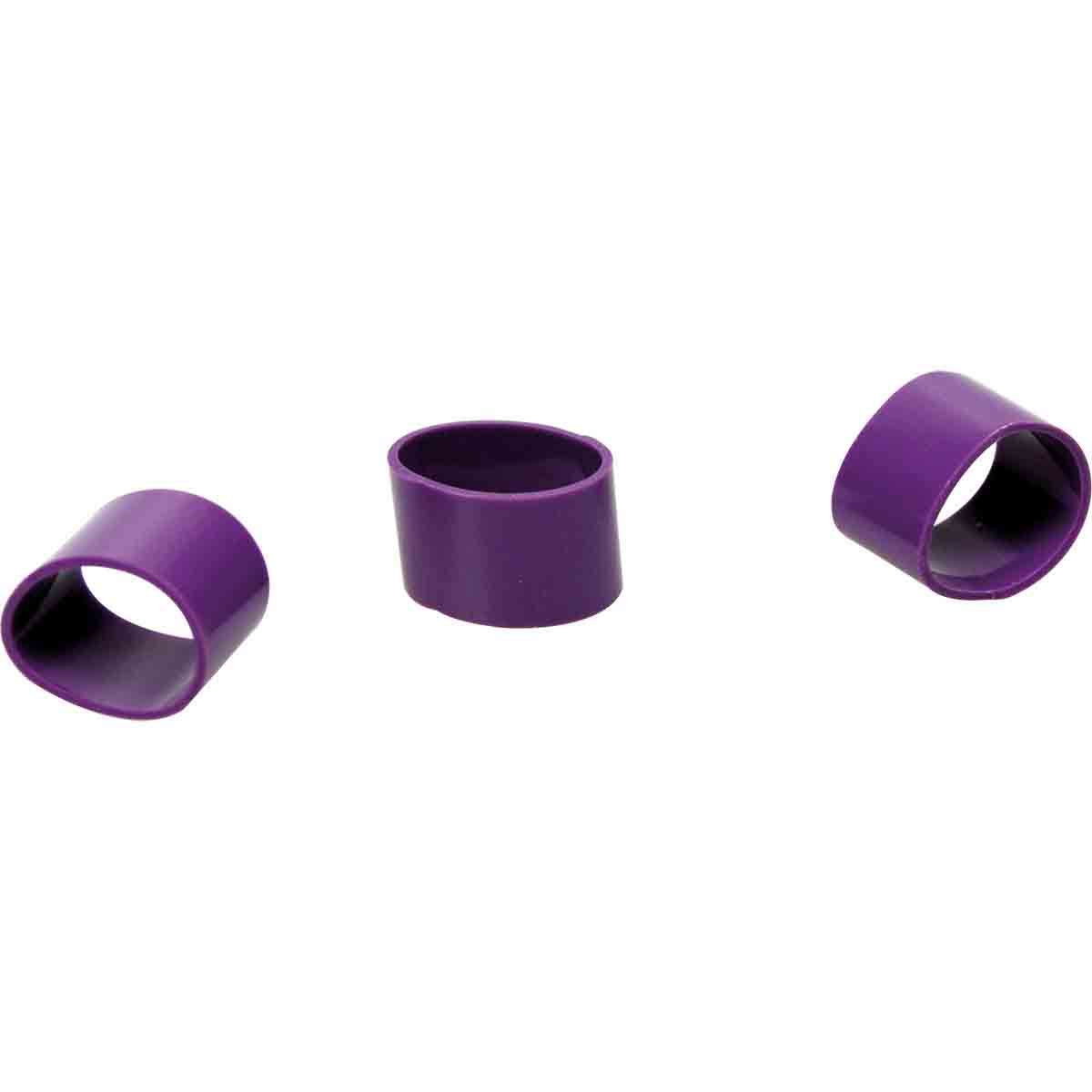 Bague PLIO Markers Ø12mm Lg 10mm violet /Qté 100