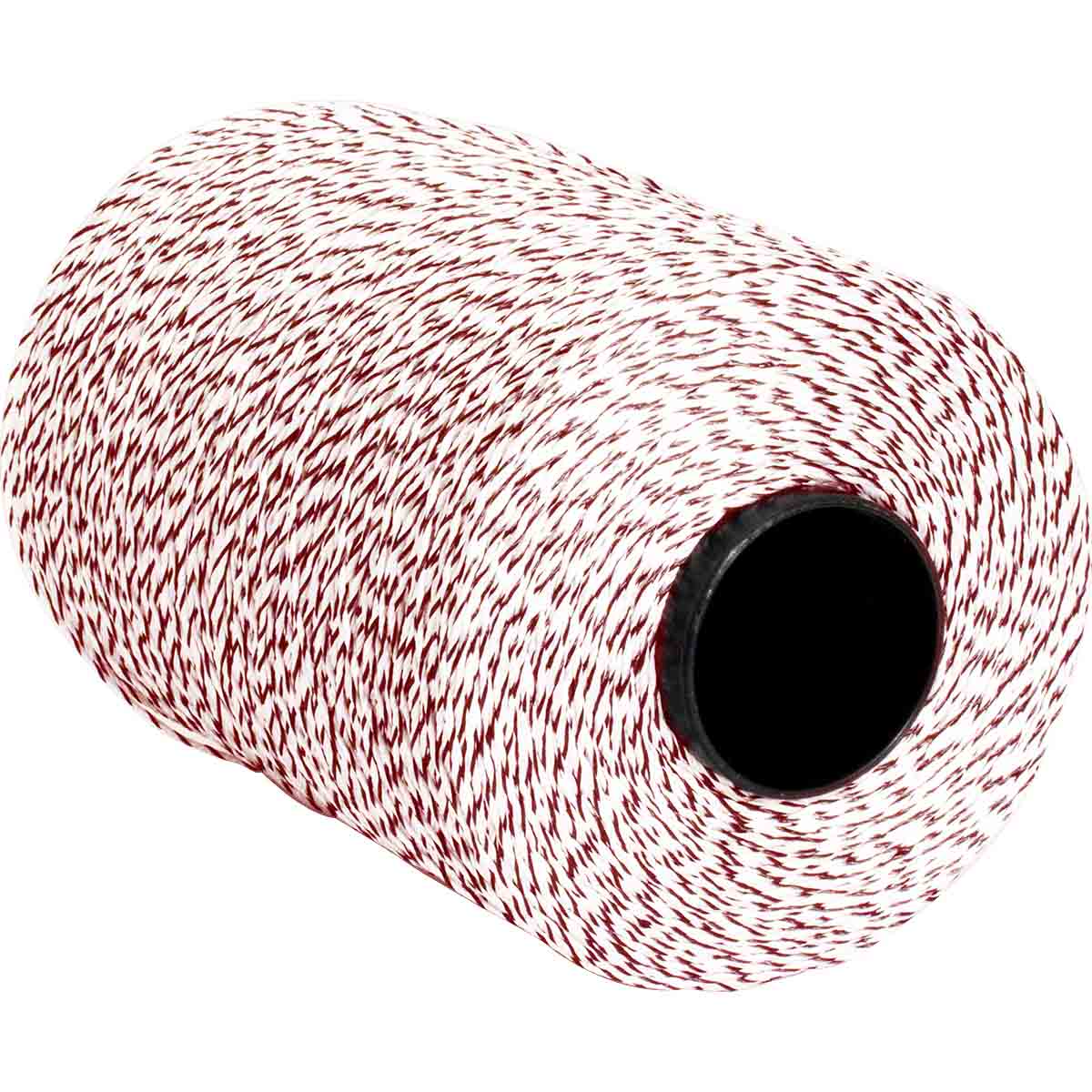 Fil d'aiguillage blanc/rge R175daN Lg 2500m