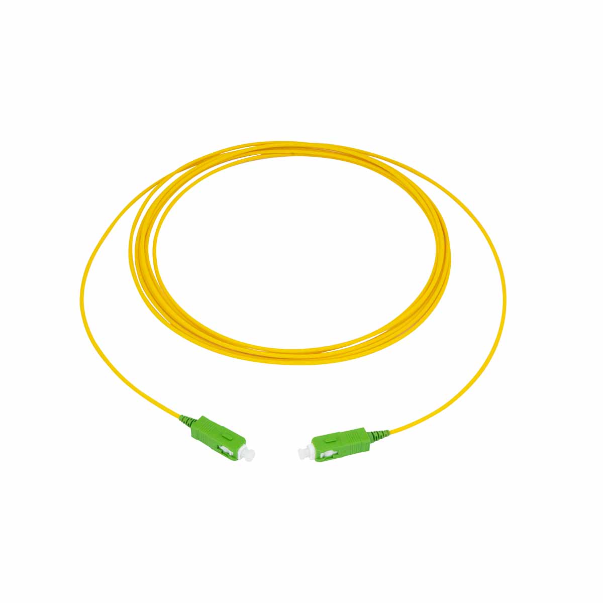 Cordon optique SX SC/UPC-SC/UPC G.657A2 Ø2,0mm Jaune Lg 3,0m