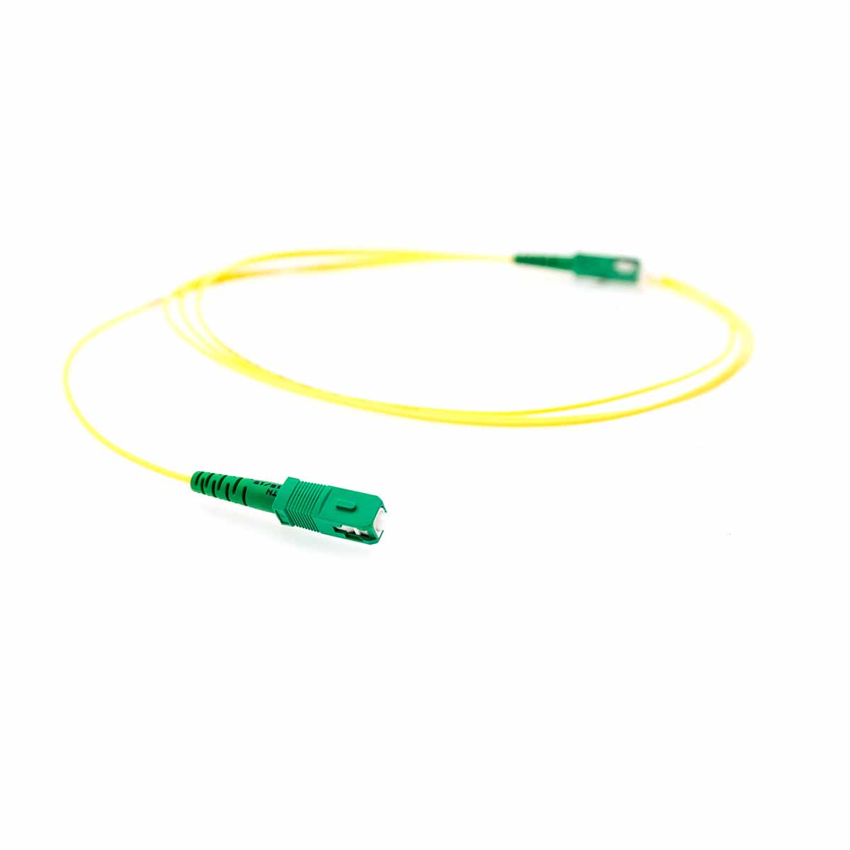 Cordon optique SX SC/APC-SC/APC G.657A2 Ø2,0mm Jaune Lg 2m