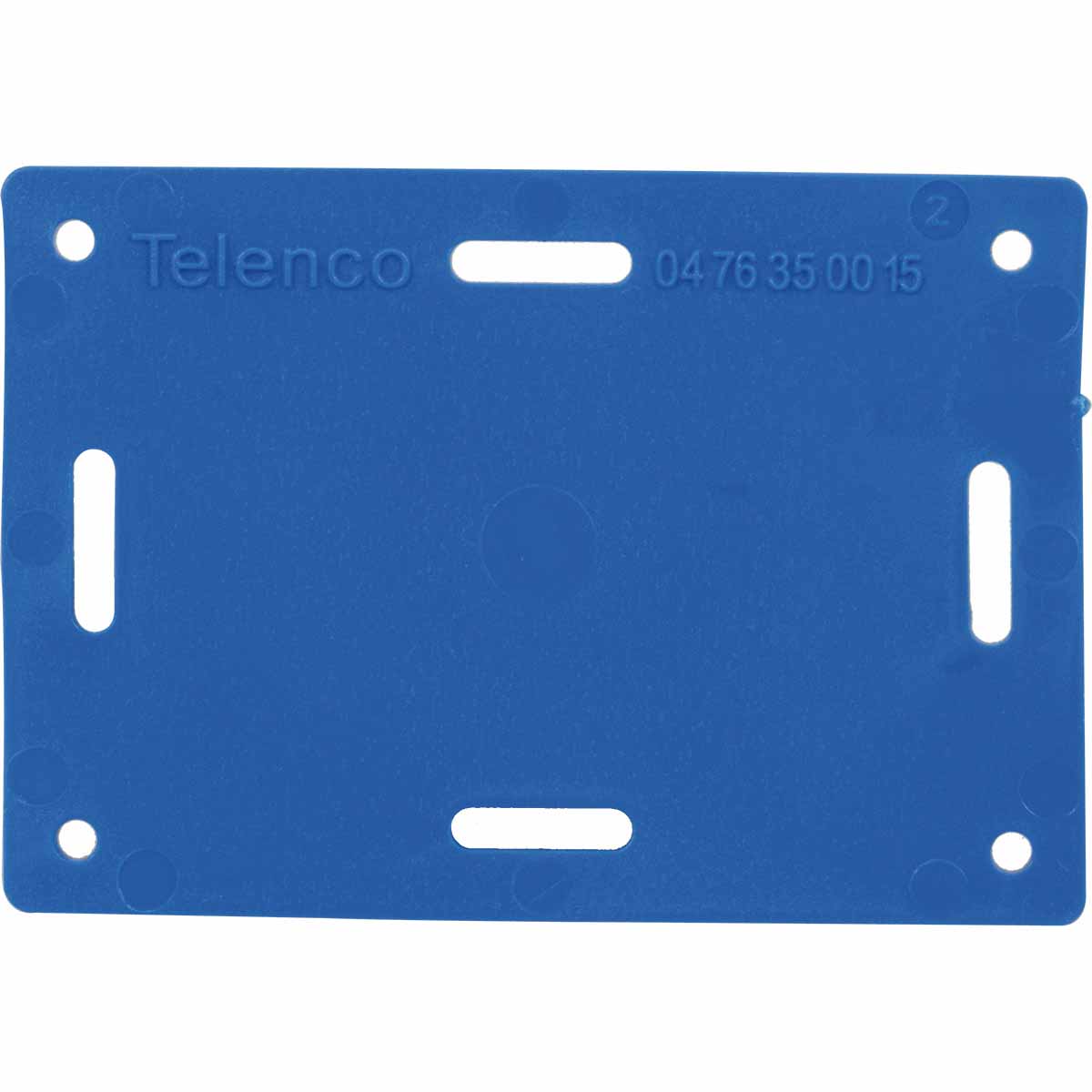 ETIQB : Etiquette de repérage rectangulaire bleue /Qté 100