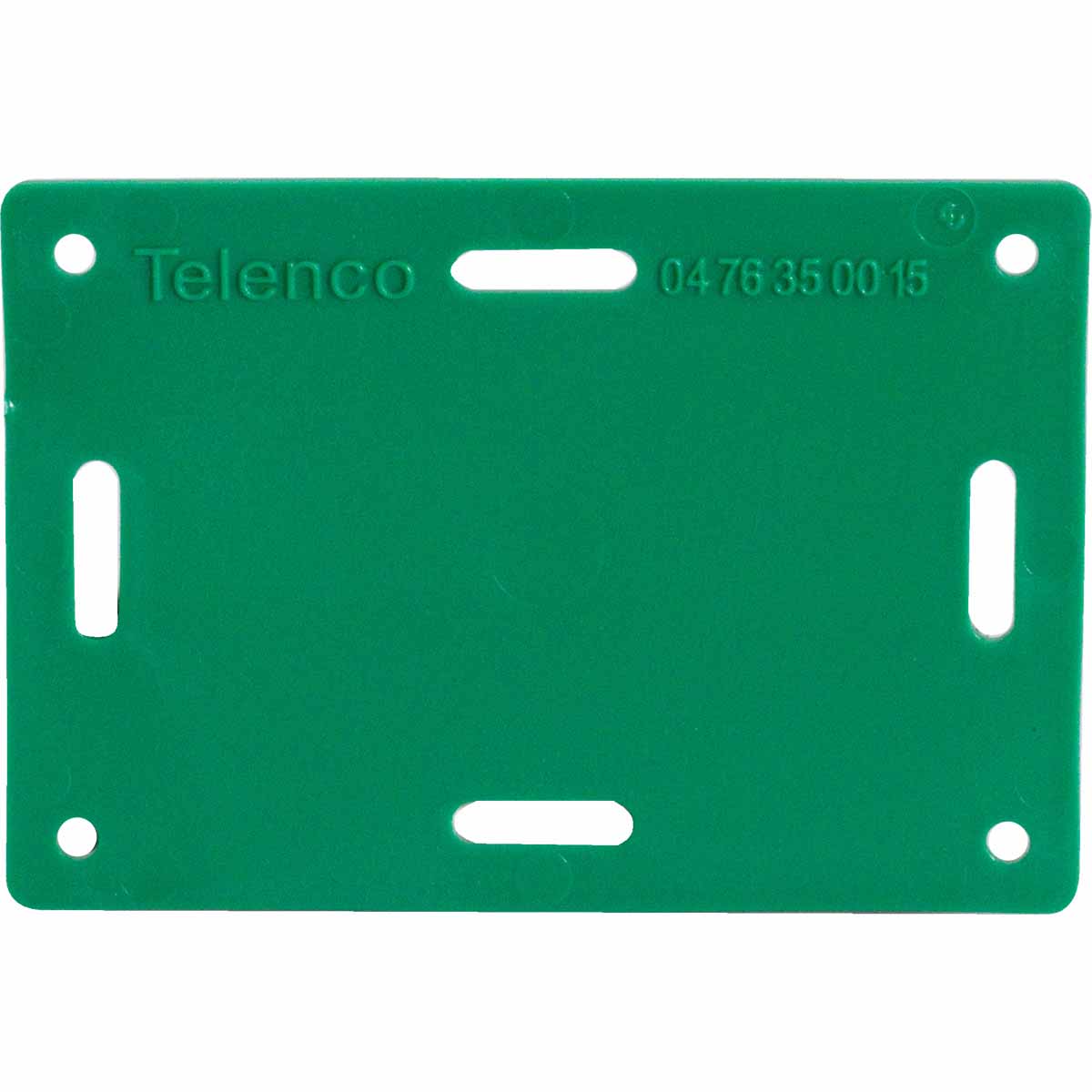 ETIQV : Etiquette de repérage rectangulaire verte /Qté 100