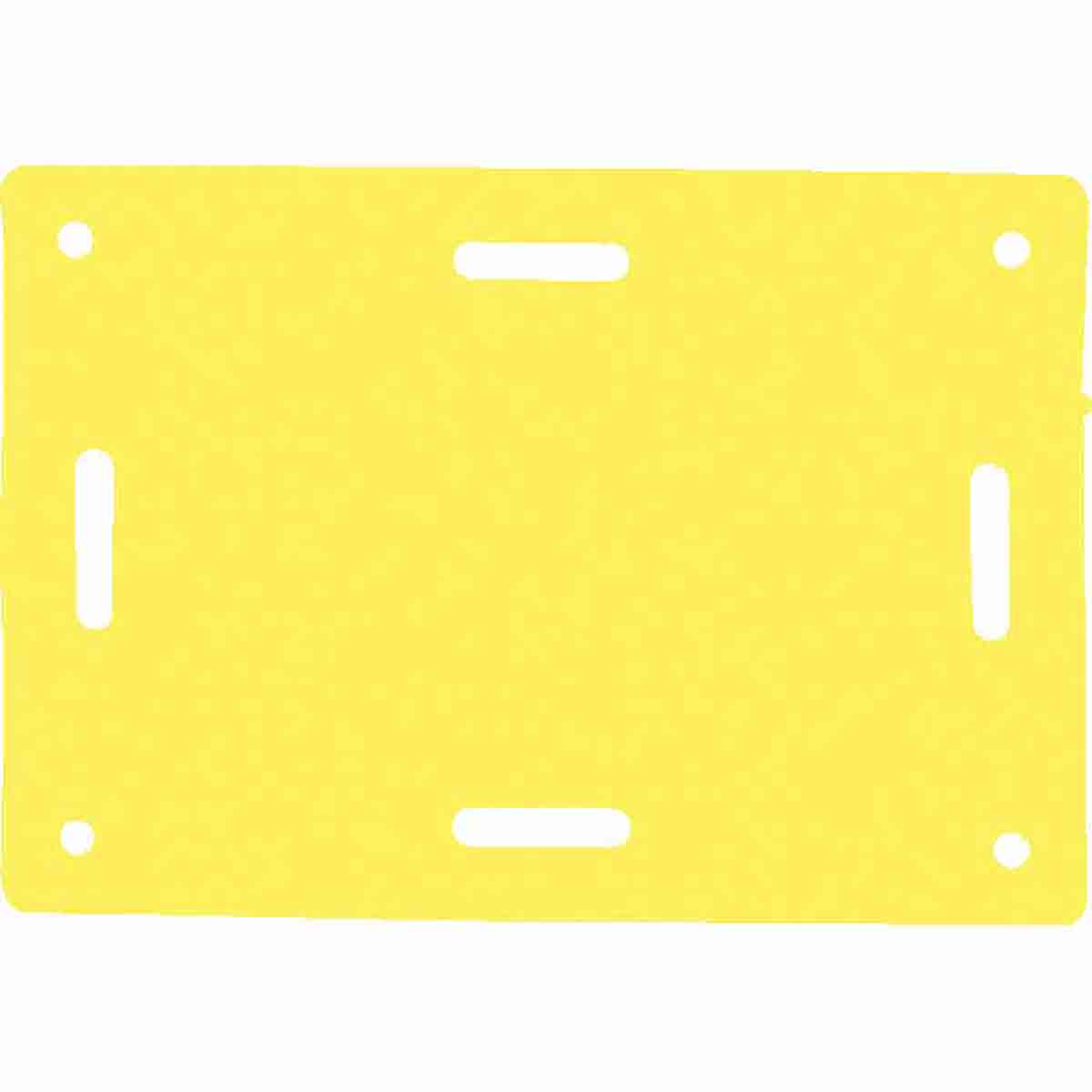 ETIQJ : Etiquette de repérage rectangulaire jaune /Qté 100