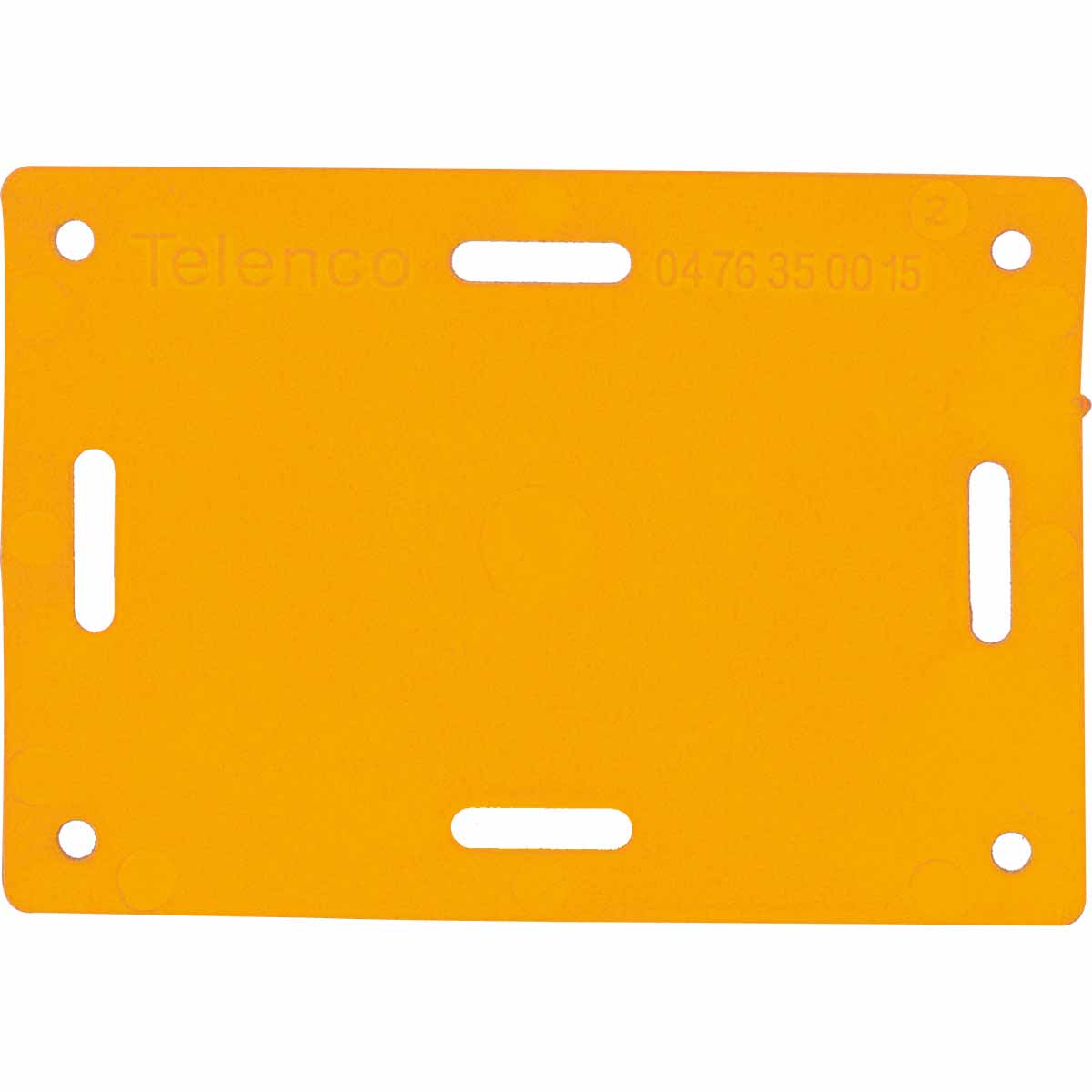 ETIQO : Etiquette de repérage rectangulaire orange /Qté 100