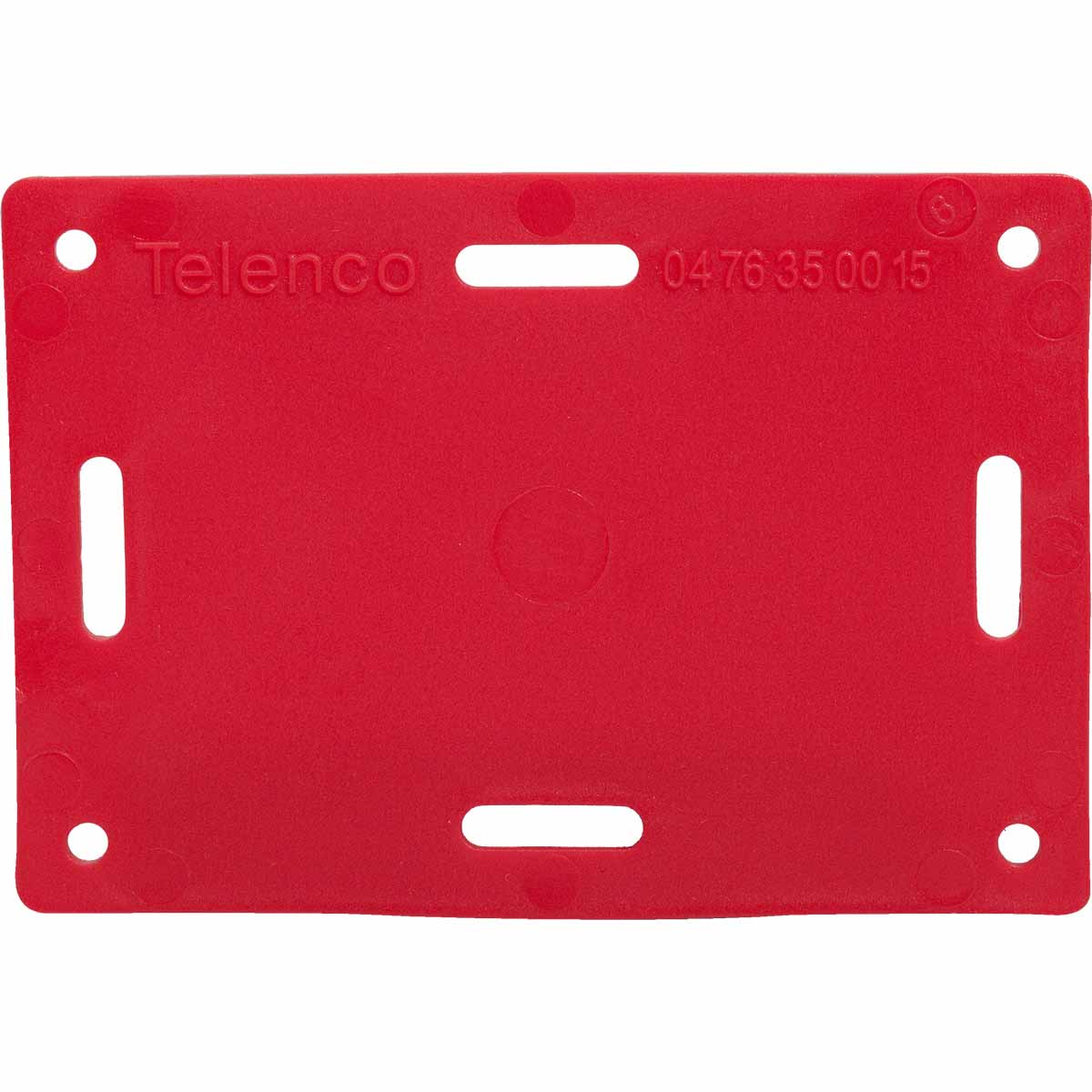 ETIQR : Etiquette de repérage rectangulaire rouge /Qté 100