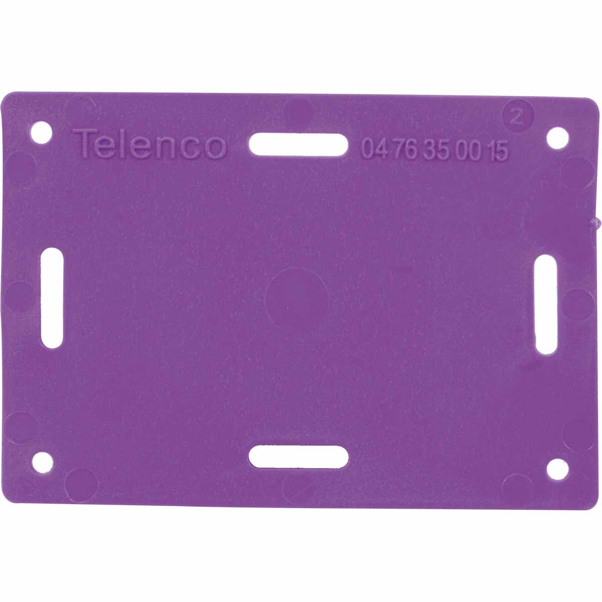 ETIQVI :Etiquette de repérage rectangulaire violette /Qté 100