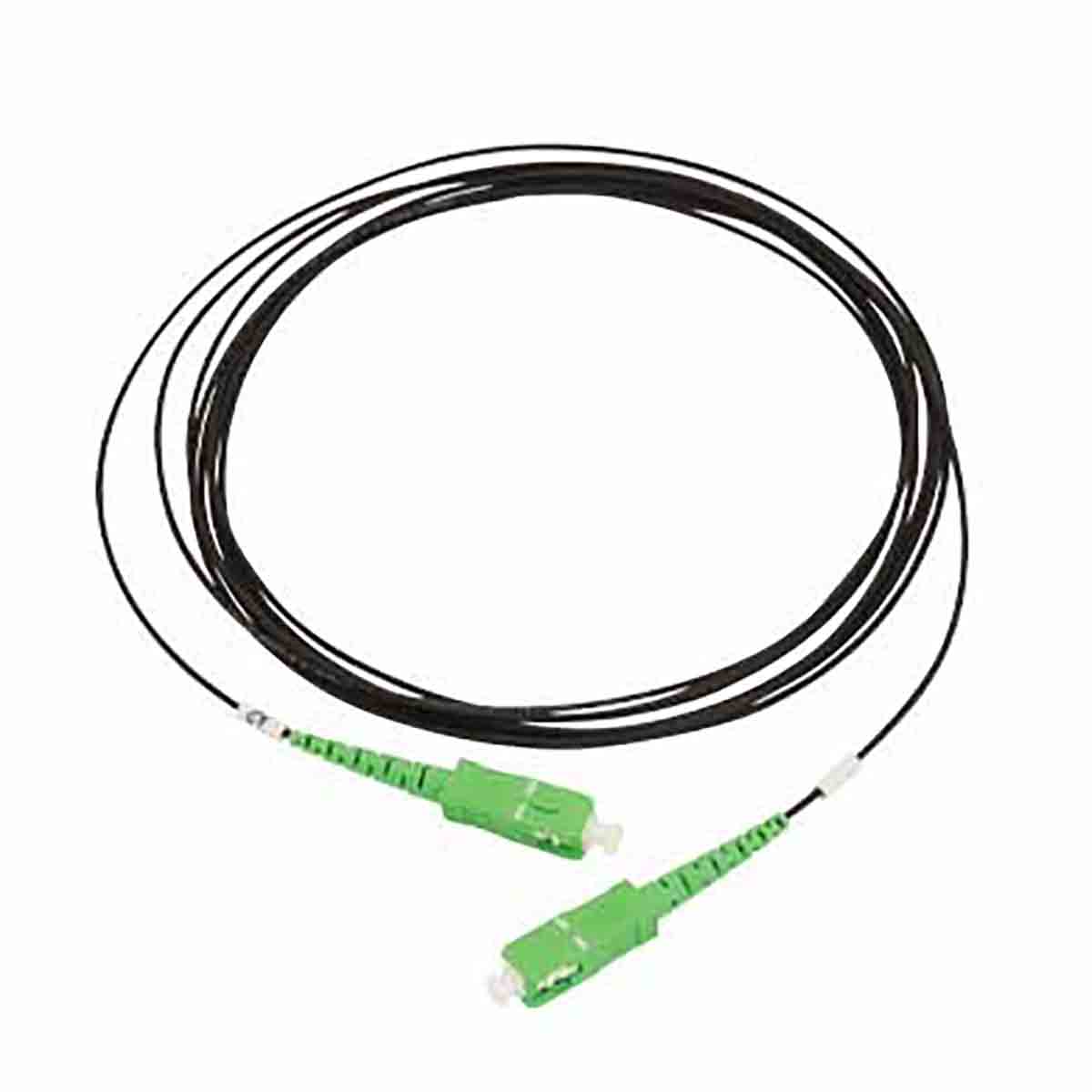 Cordon optique SX SC/APC-SC/APC G.657A2 Ø1,6mm Noir Lg 5,0m