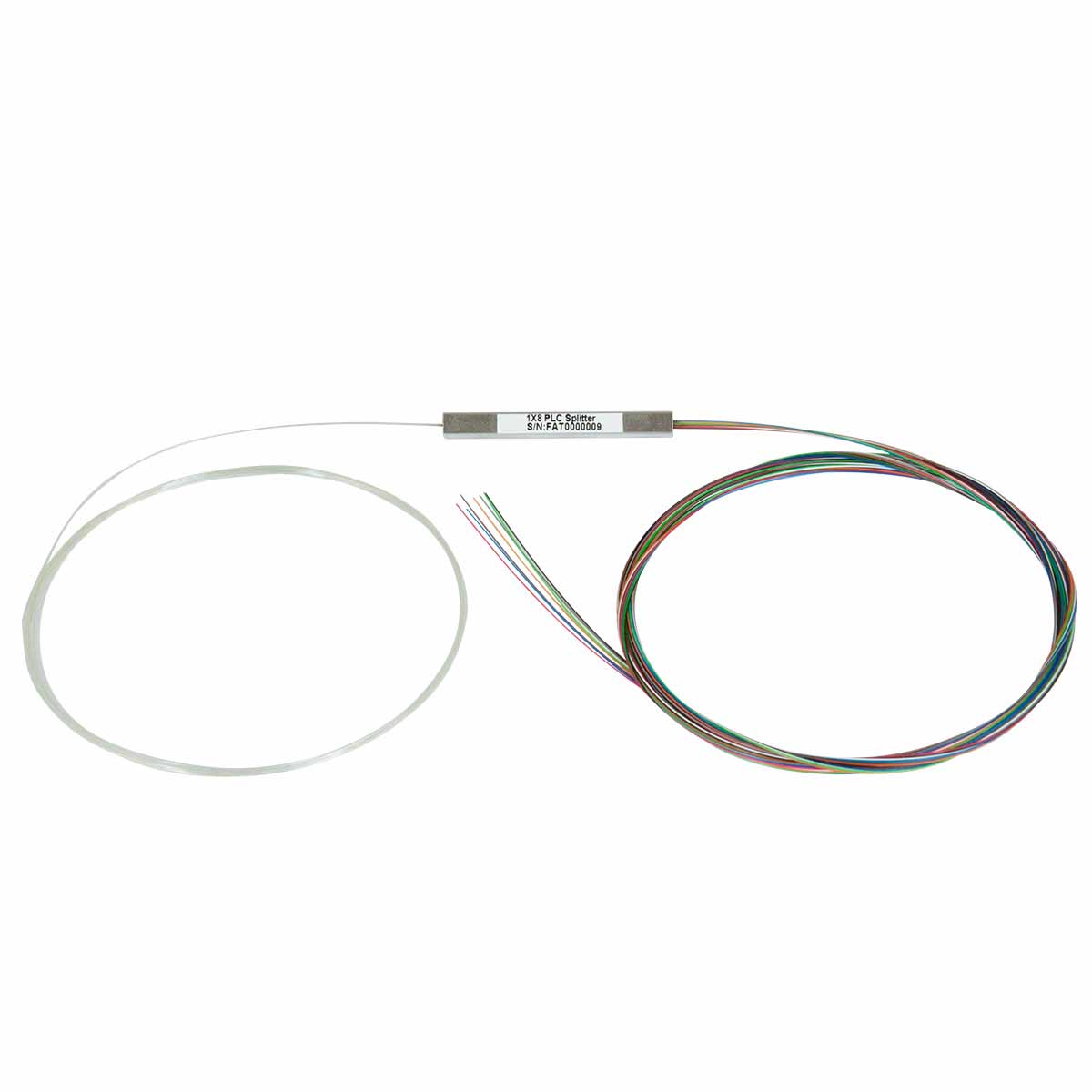 Coupleur PLC 1x8_40x4x4mm _250µm_2,5m_G.657A2 nu-nu