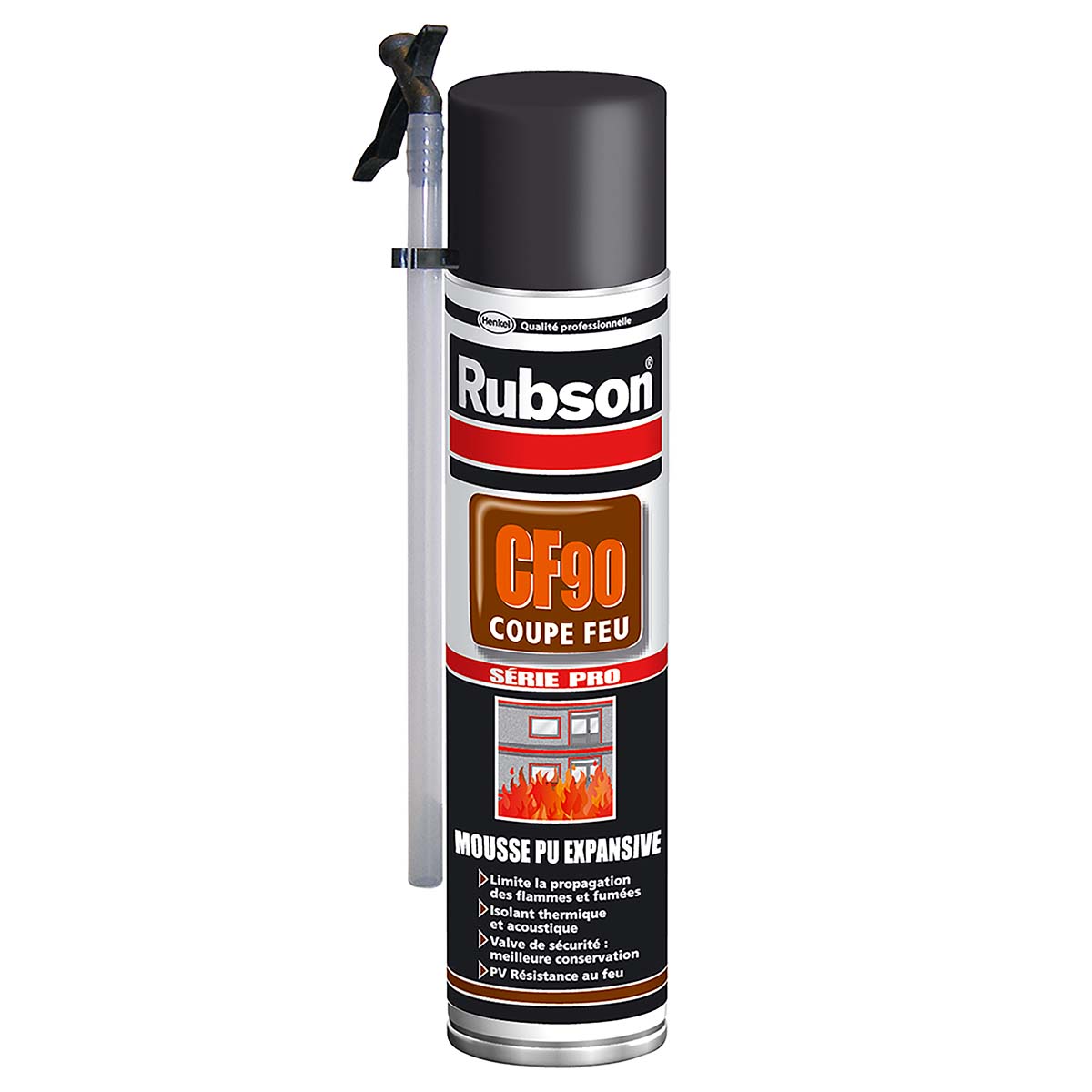 Aerosol de mousse PU expansive résistante au feu /600ml