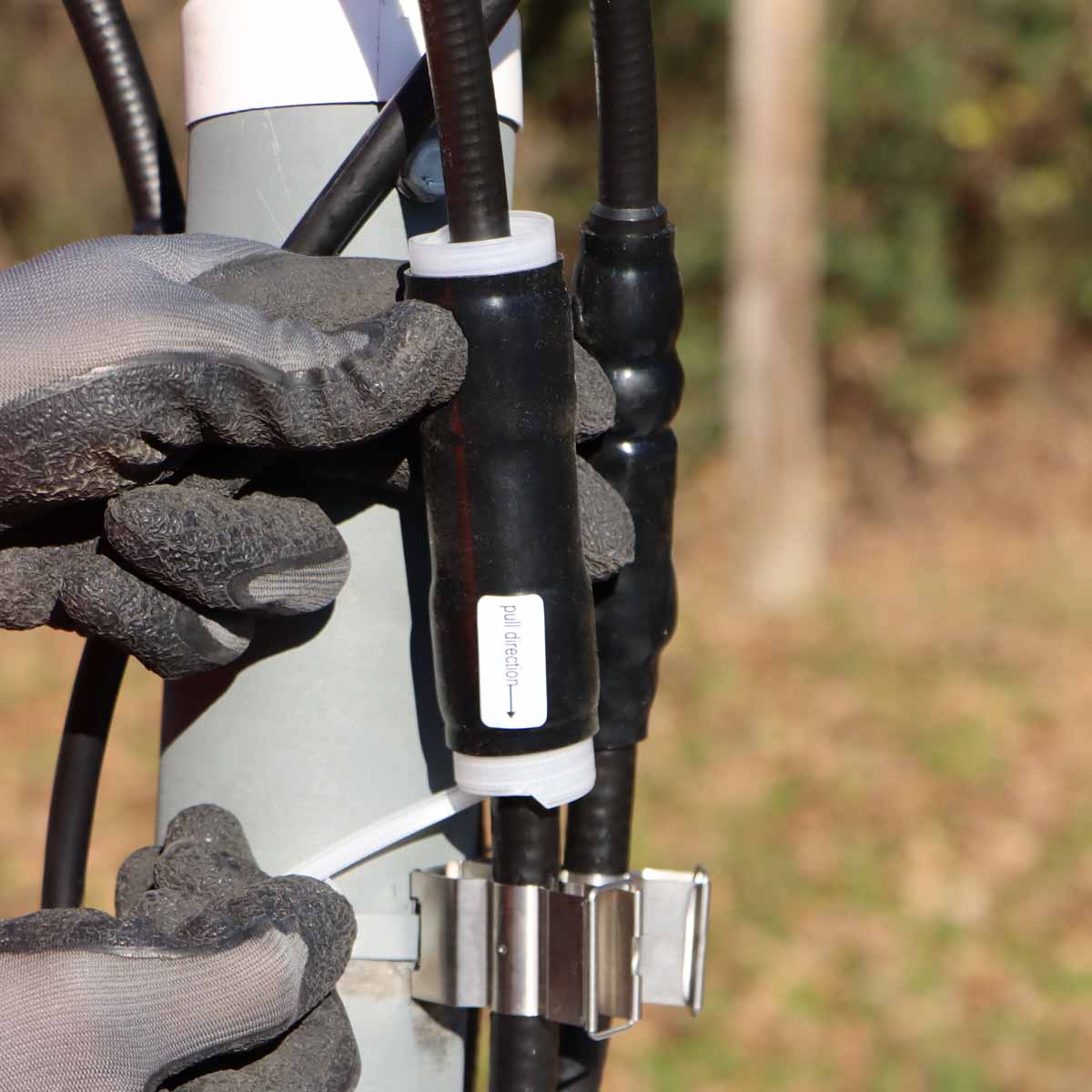 Tube d'étanchéité rétract à froid pour connecteur 4.3/10 câble 1/2''