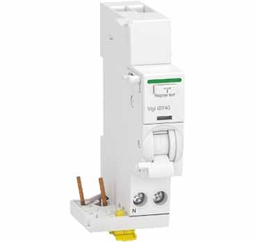 Interrupteur différentiel 40A 1P+N - 30mA type Asi