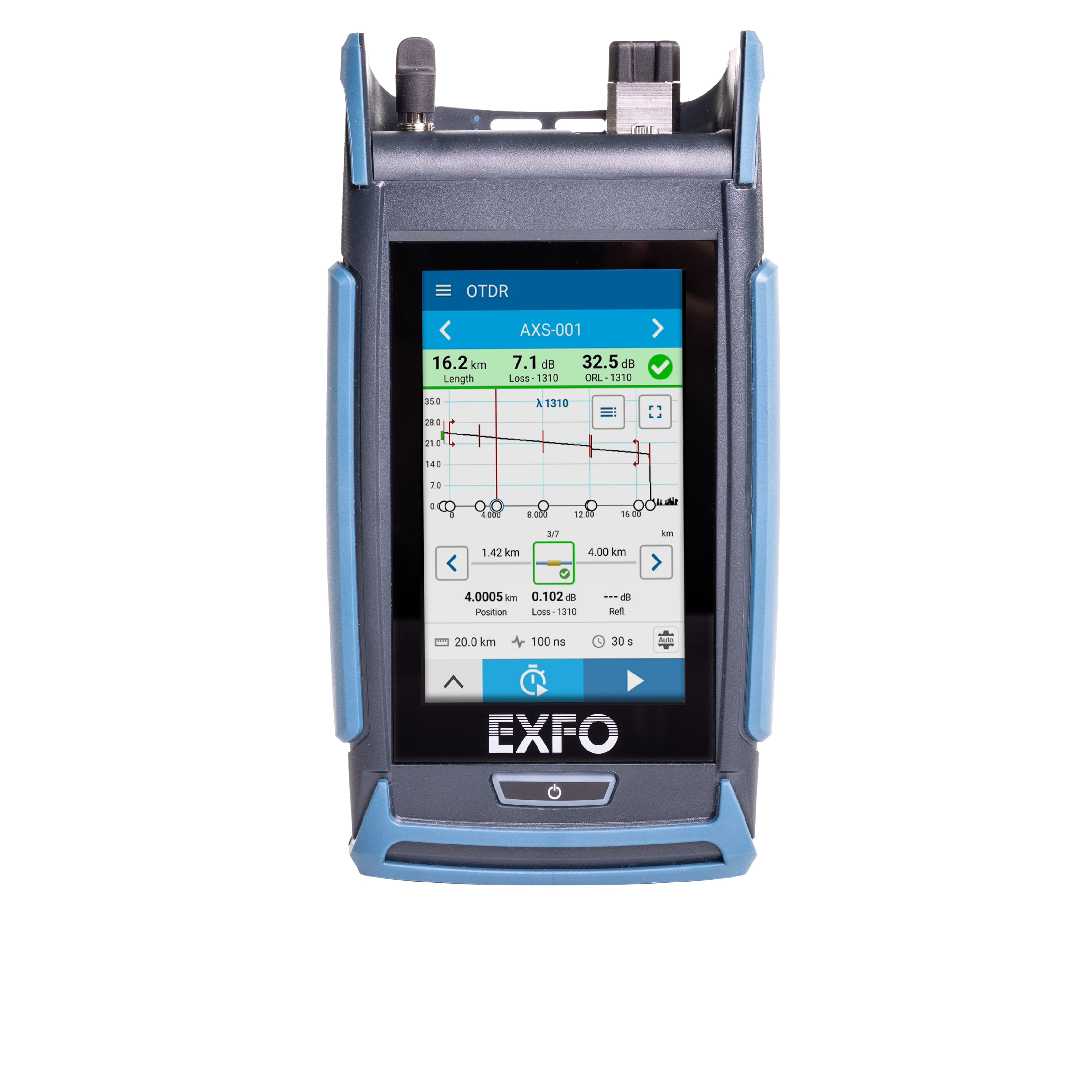 OTDR AXS-130 SM1 1310/1550nm 39/38 dB EXFO
